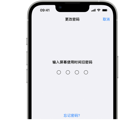 太白iPhone屏幕维修分享iPhone屏幕使用时间密码忘记了怎么办 