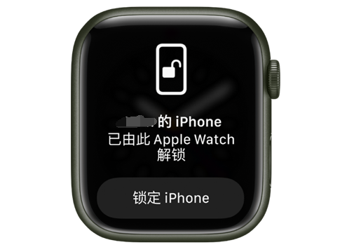 太白苹果手机维修分享用 AppleWatch 解锁配备面容 ID 的 iPhone方法 